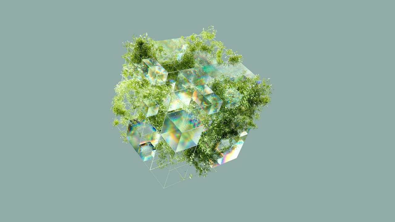 green gras with ai scan